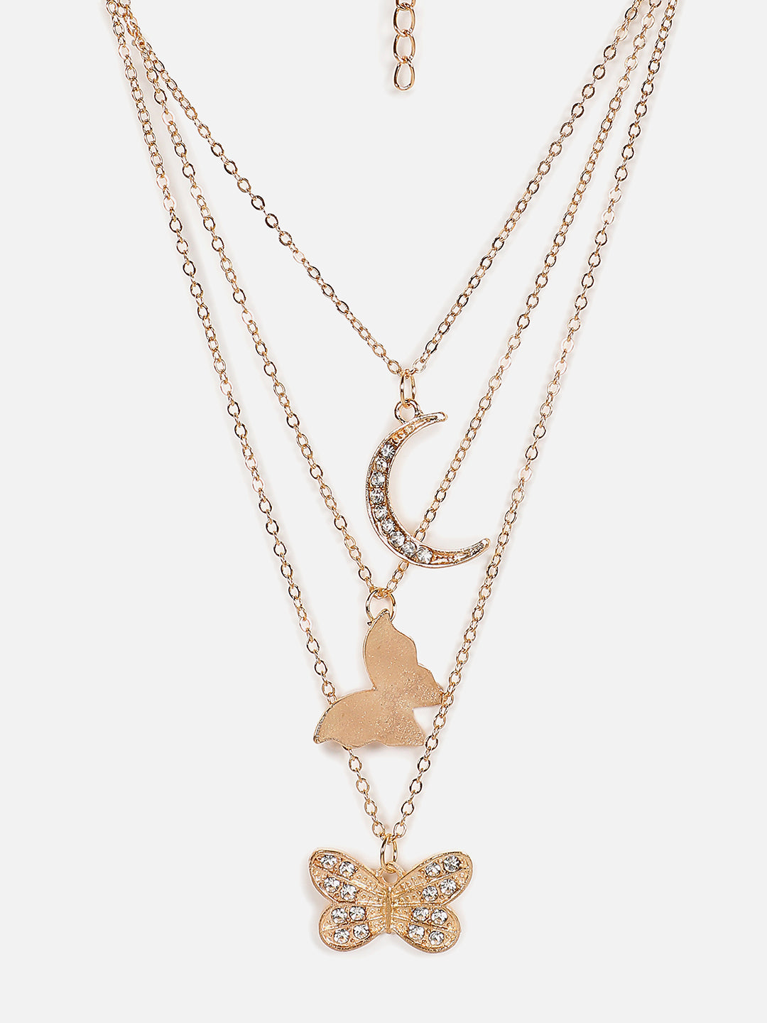 Gold Plated Designer Stone Necklace