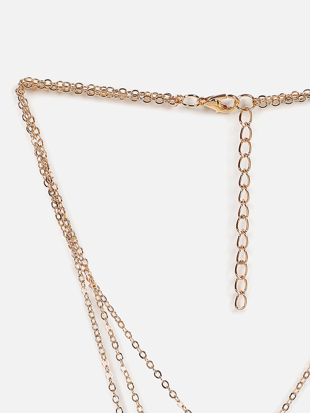 Gold Plated Designer Stone Necklace