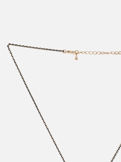 Gold Plated Designer Stone Necklace