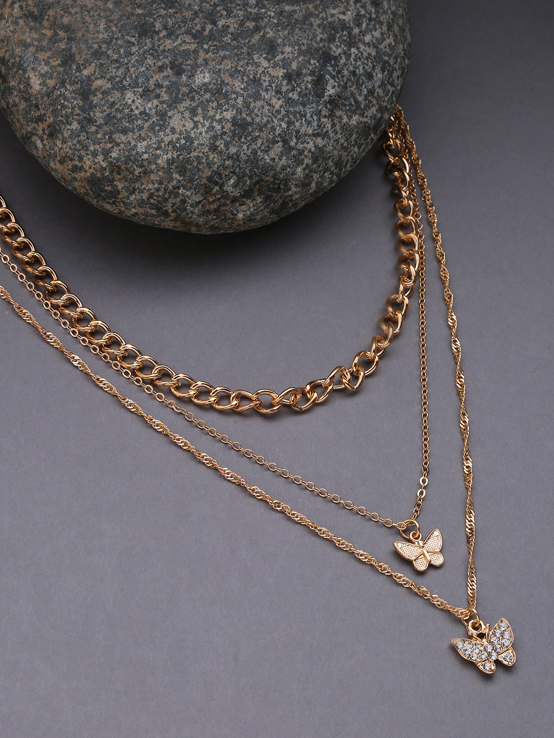 Pack of 3 Butterfly Designer Chain