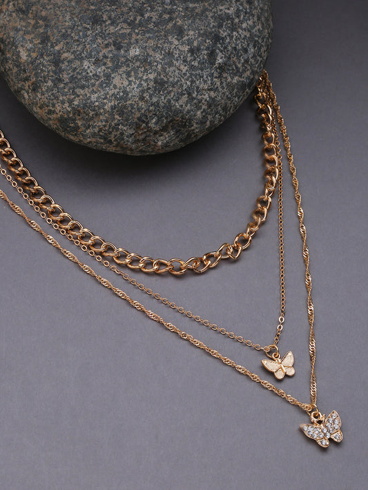 Pack of 3 Butterfly Designer Chain