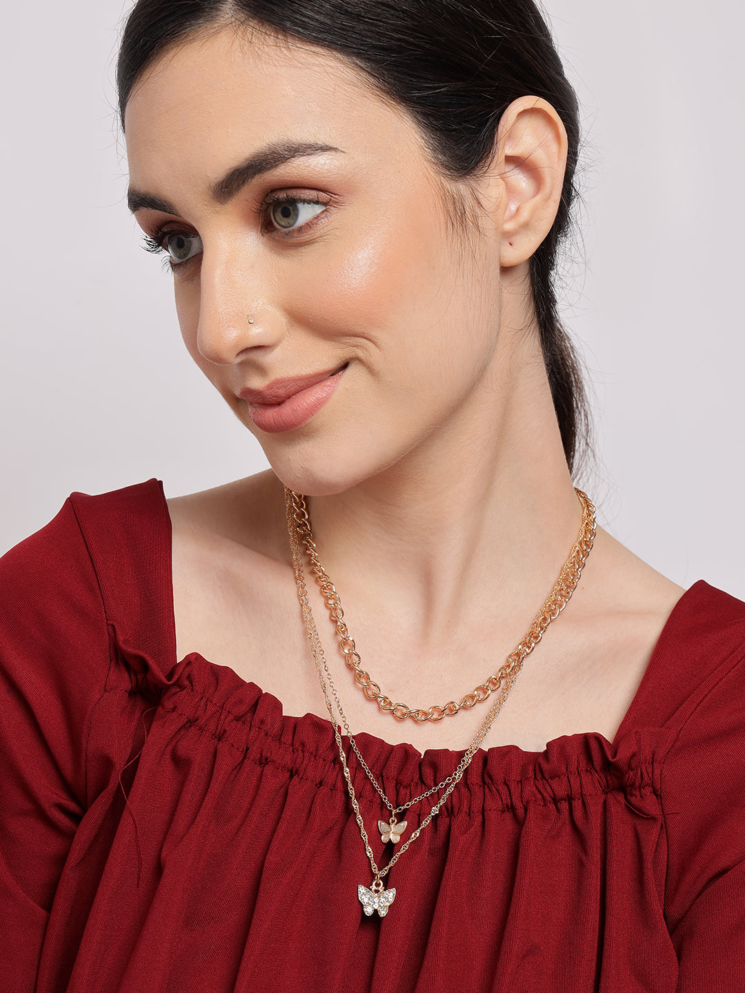 Pack of 3 Butterfly Designer Chain
