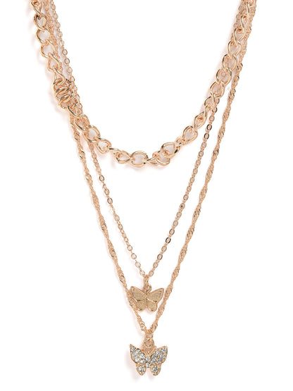 Pack of 3 Butterfly Designer Chain