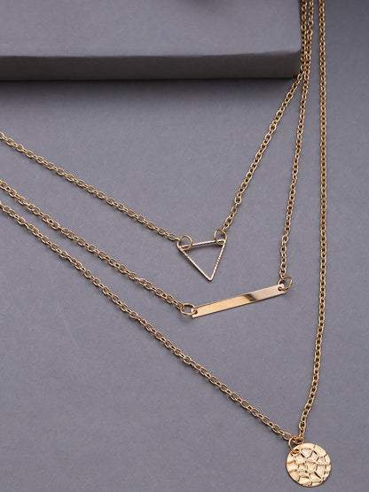 Pack of 3 Gold Plated Designer Chain