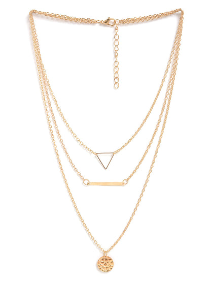 Pack of 3 Gold Plated Designer Chain