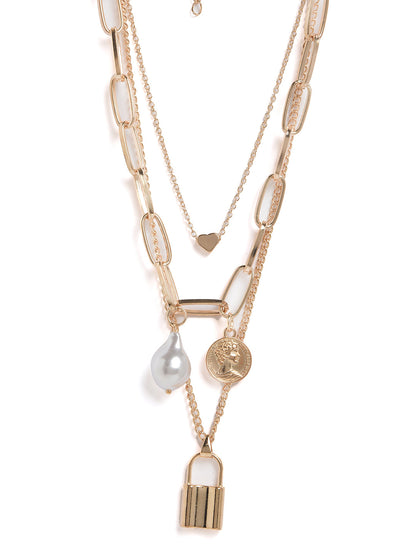 Pack of 3 Gold Plated Chains