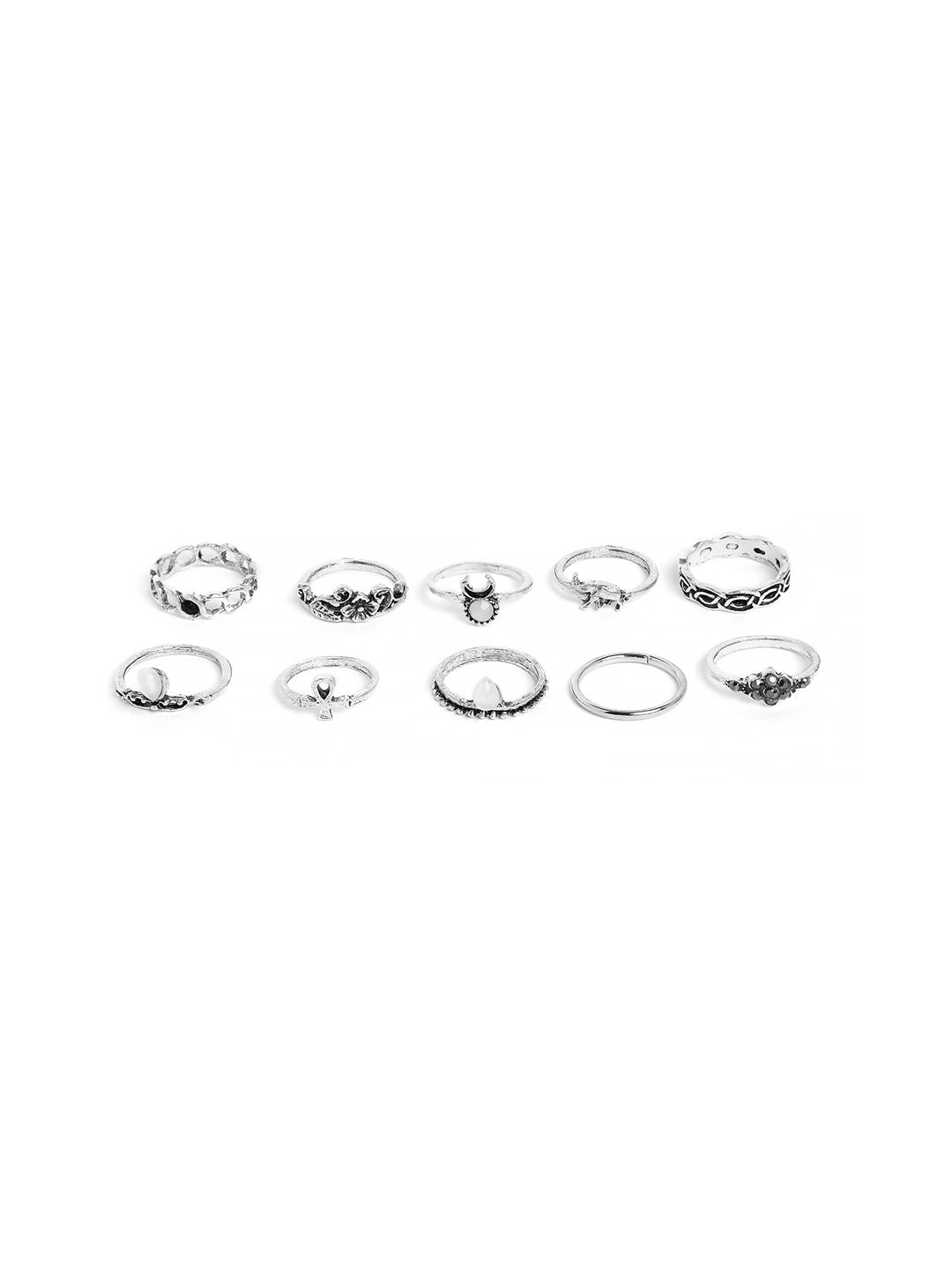 Pack of 10 Designer Modern Ring