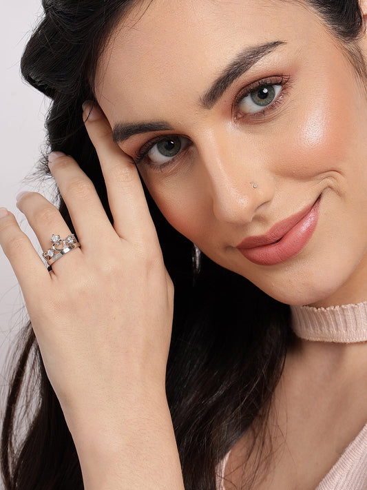 Oxidised Designer Ring