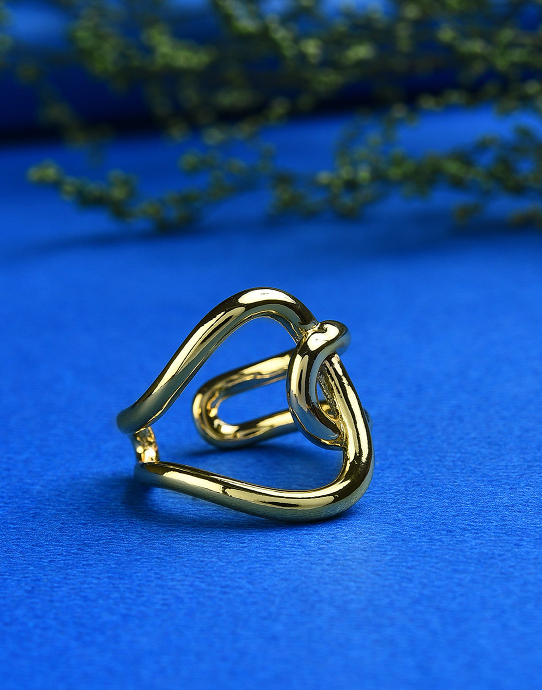 Golden Maze Ring
