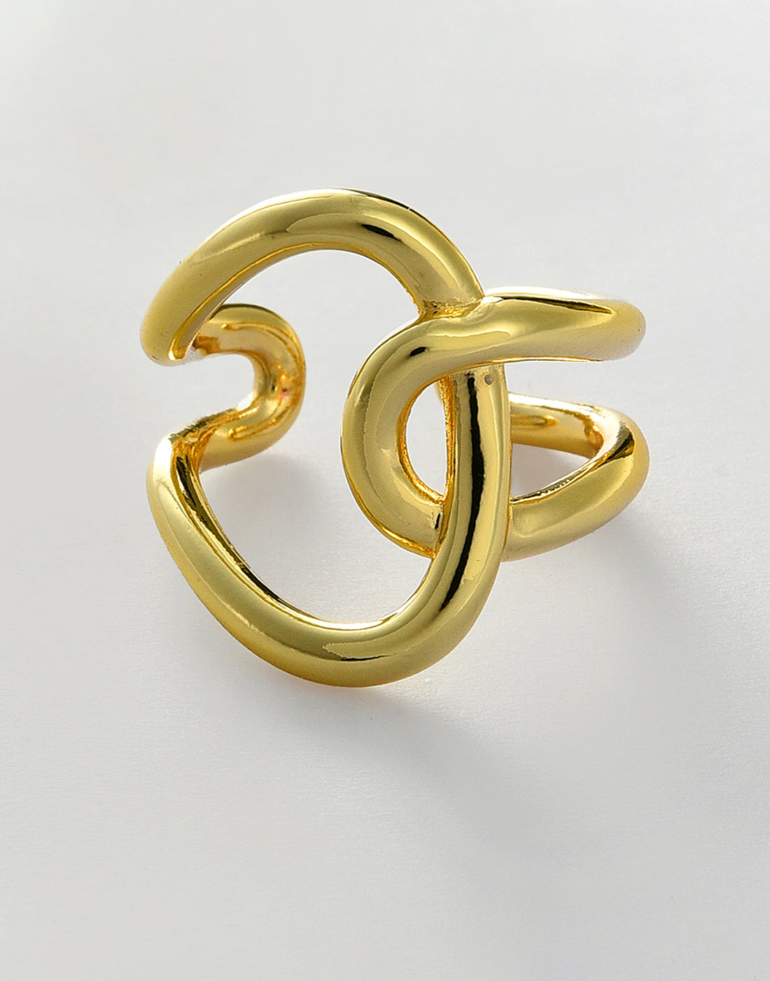 Golden Maze Ring