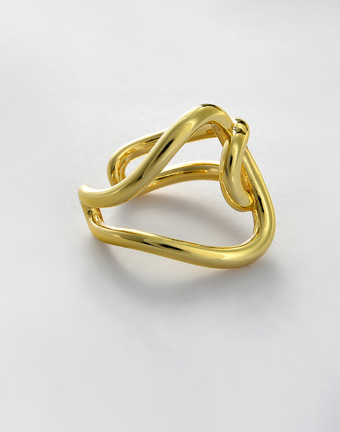 Golden Maze Ring