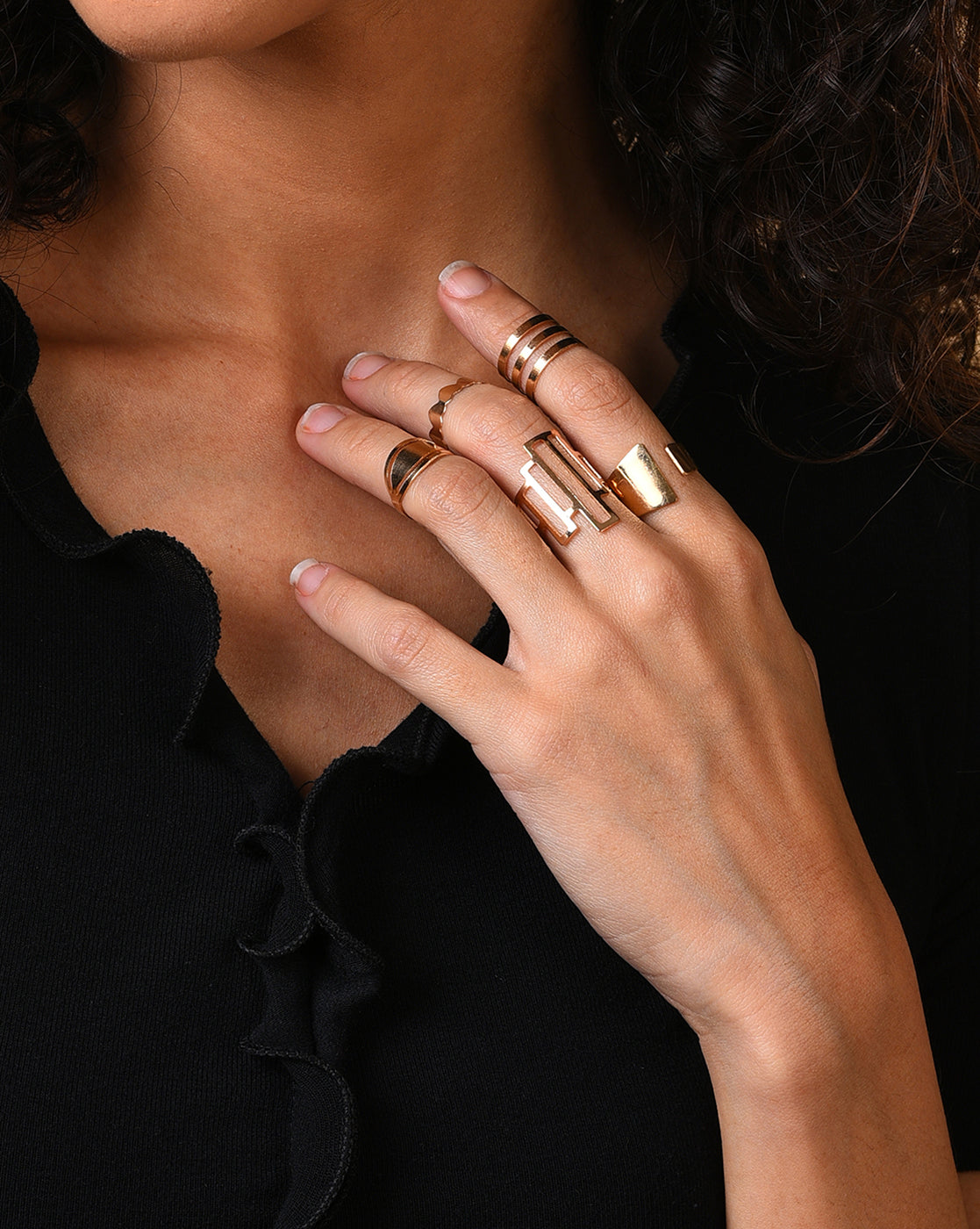 Gold Plated Designer Ring