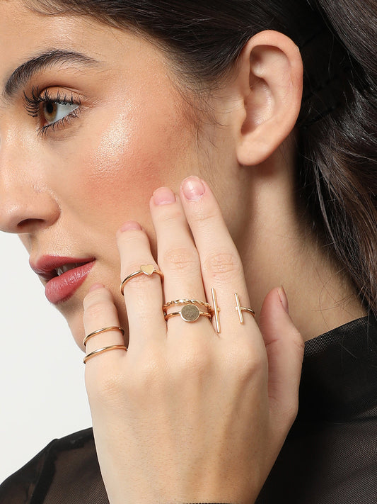 Pack of 6 Sleek RIngs