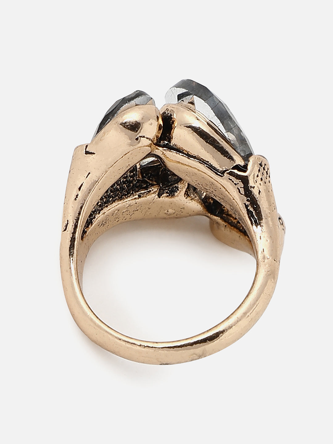 Gold Plated Designer Stone Ring
