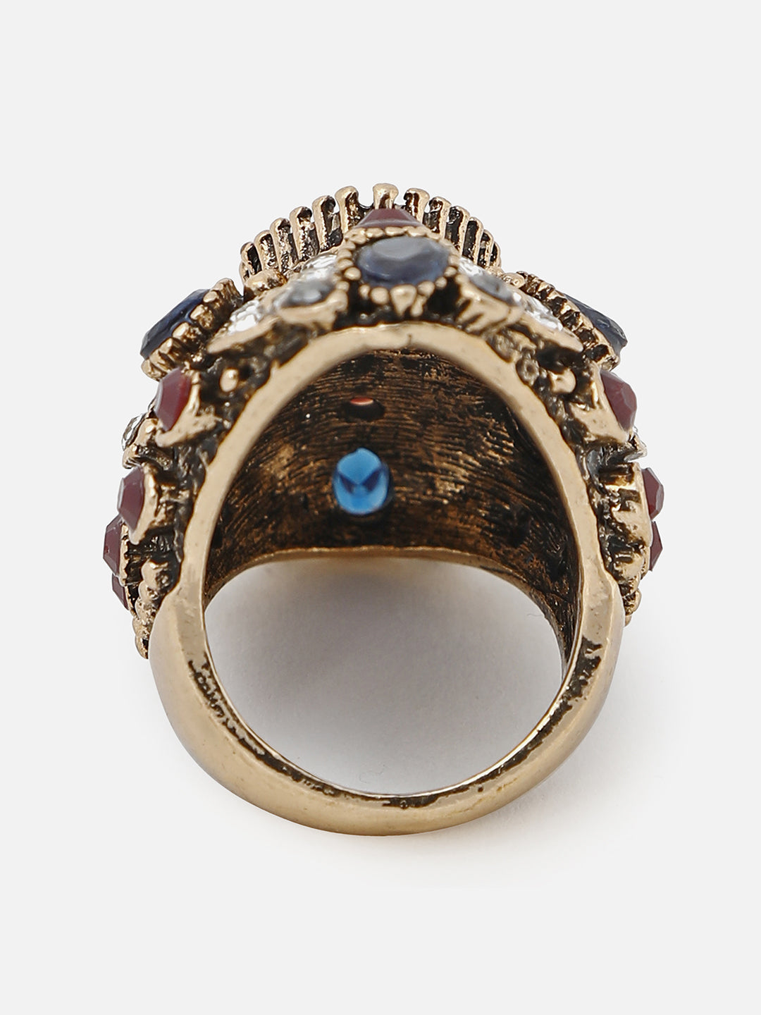Gold Plated Designer Stone Ring