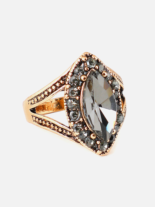 Gold Plated Designer Stone Ring