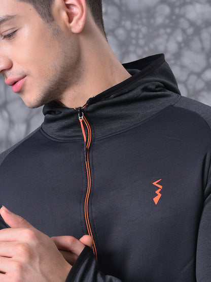 Solid Stylish Casual & Sports Hooded Tracksuit