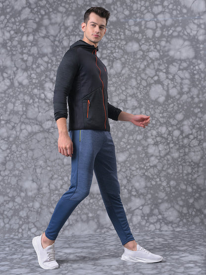 Solid Stylish Casual & Sports Hooded Tracksuit