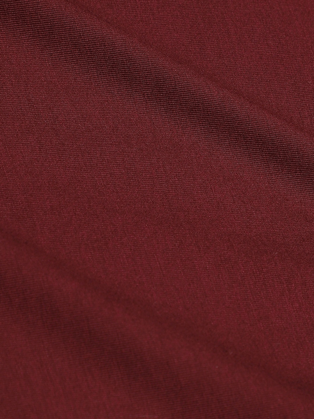 Solid Maroon Boxy Top