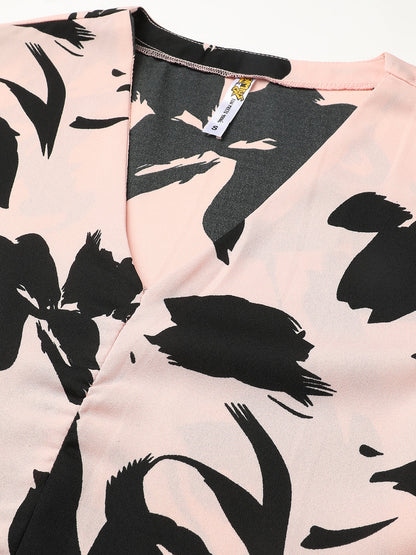 Abstract Print Dress