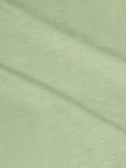 Solid Tea Green Boxy Top