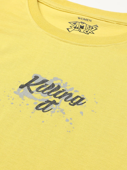 Typographic Print Top