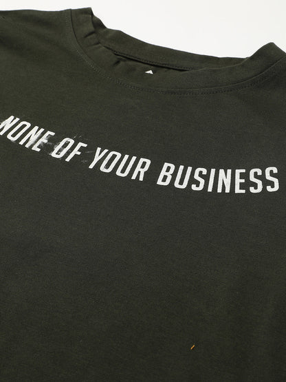 Typographic Print Top