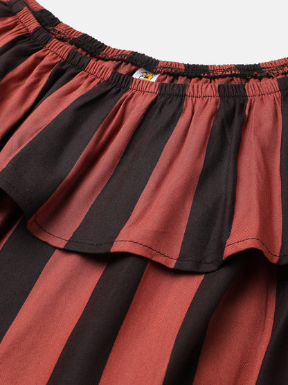 Striped Off-Shoulder Top