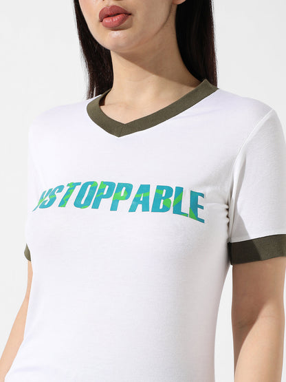 Typographic Print Top