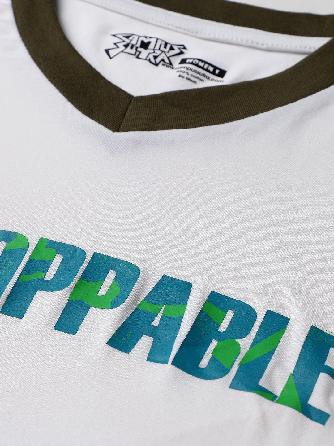 Typographic Print Top