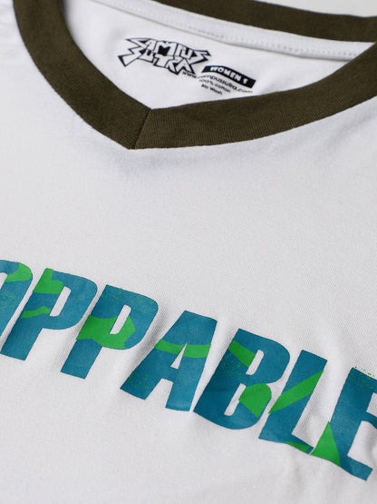 Typographic Print Top