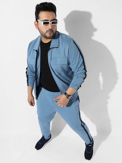 Solid Icy Blue Co-Ords Set