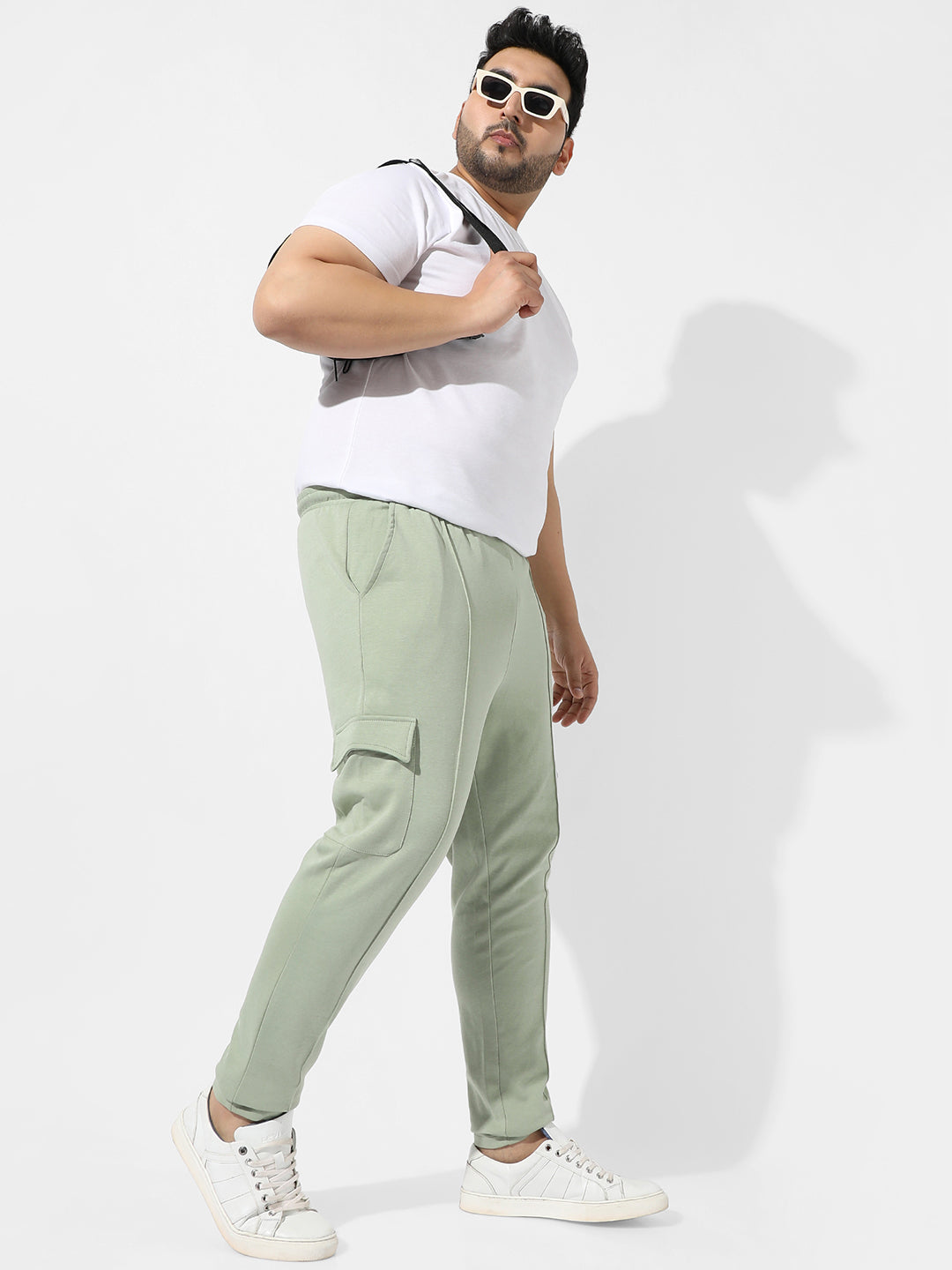 Solid Sage Green Trackpants