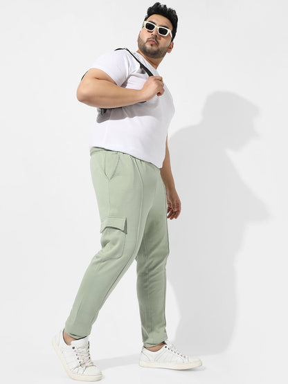 Solid Sage Green Trackpants