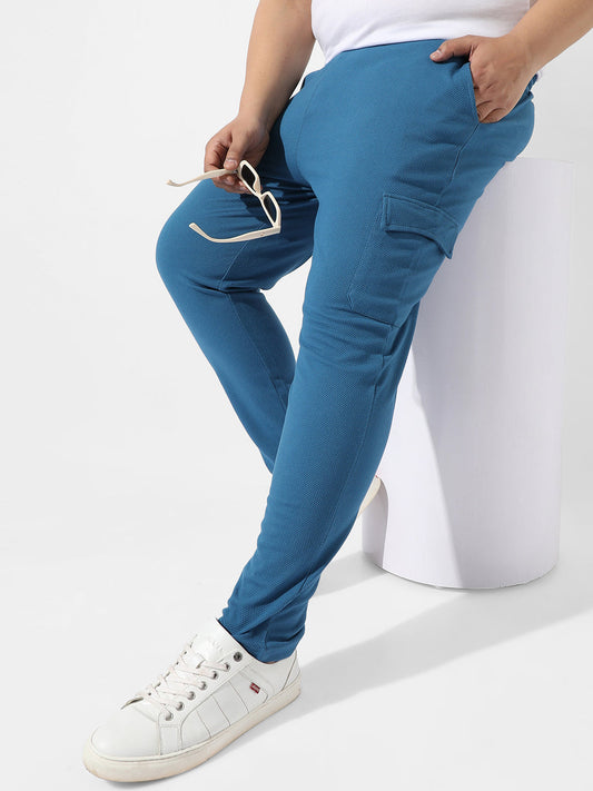 Solid Blue Trackpants