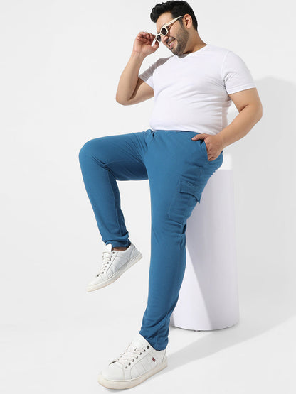 Solid Blue Trackpants