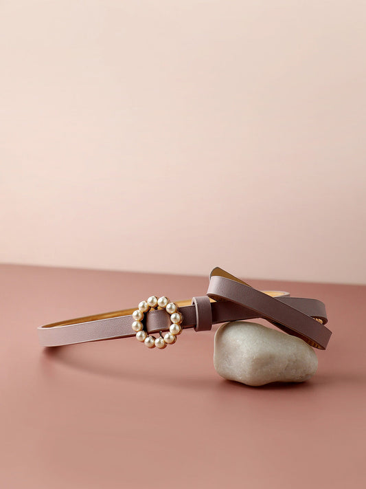 Solid Pink Waist Belt