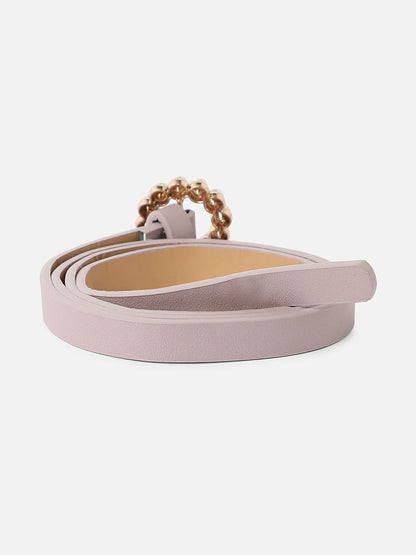 Solid Pink Waist Belt