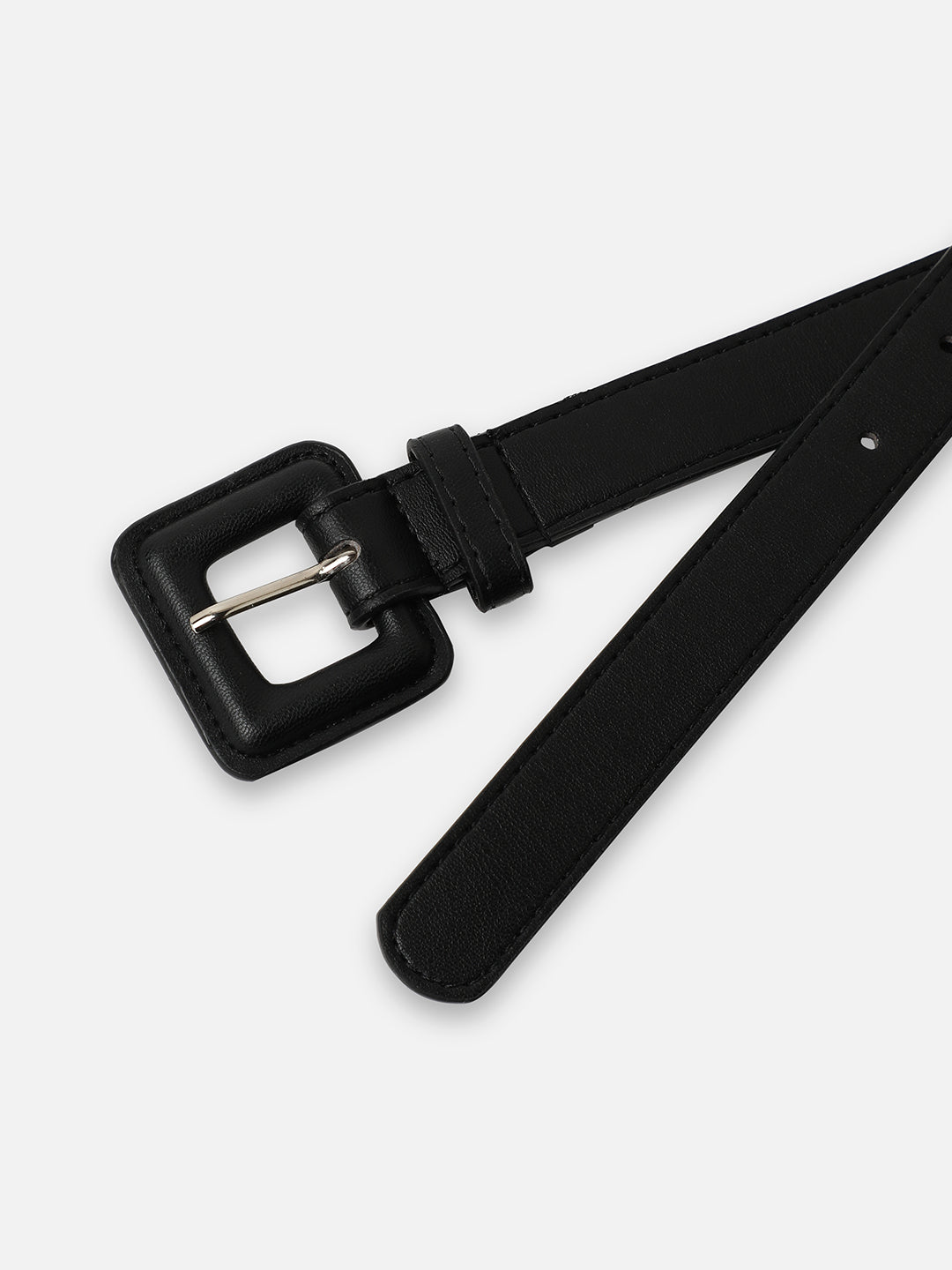 Women Black Solid  Waist Belt