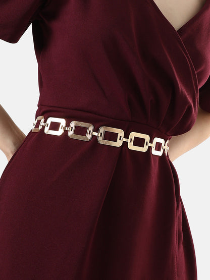 Solid Gold Waist Belt