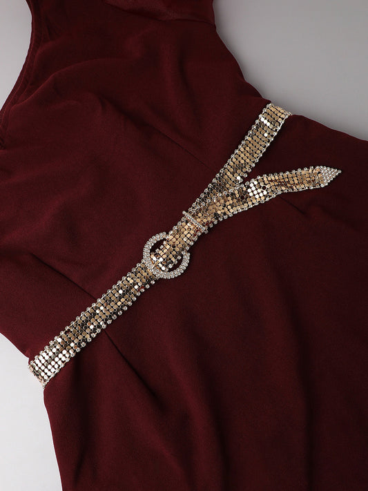 Gold Mesh Waist Belt