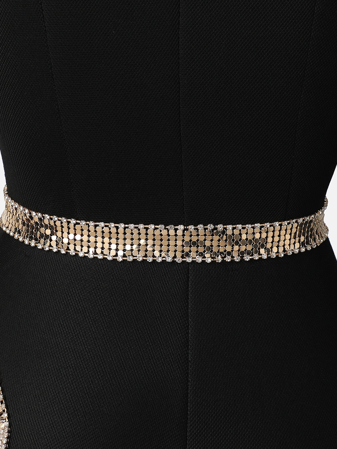 Gold Mesh Waist Belt