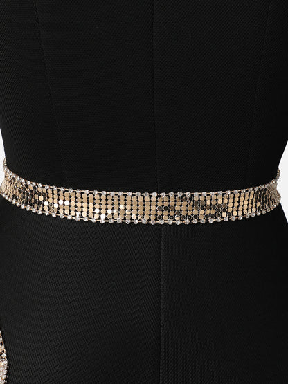 Gold Mesh Waist Belt