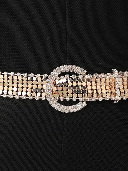 Gold Mesh Waist Belt