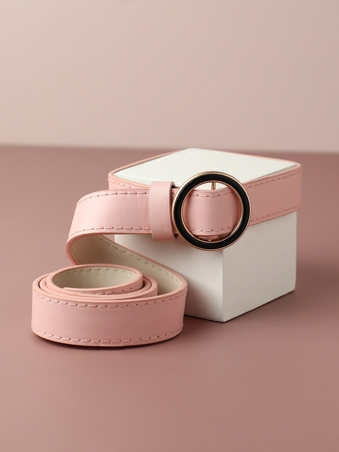 Solid Pink Waist Belt