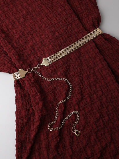 Solid Gold Waist Belt