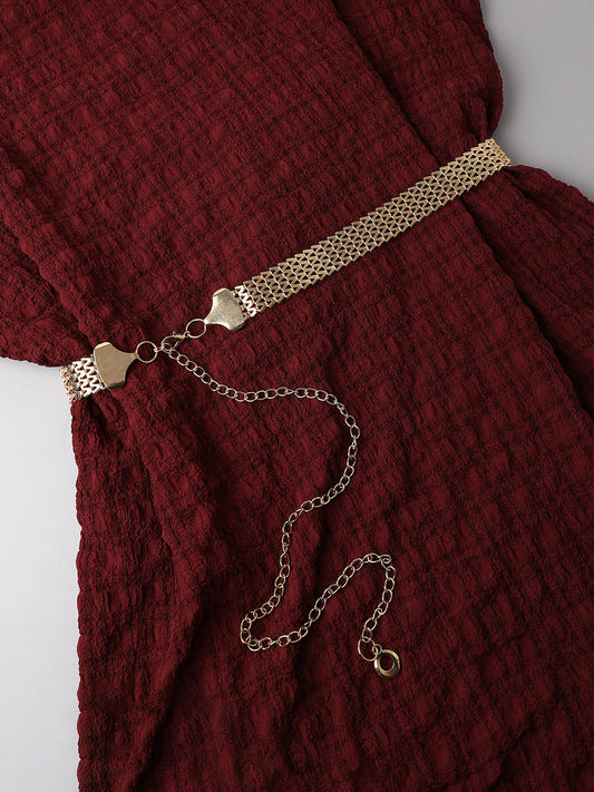 Solid Gold Waist Belt