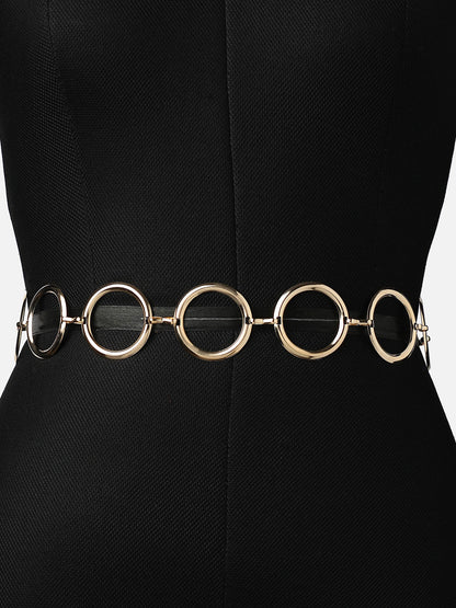 Solid Gold Waist Belt