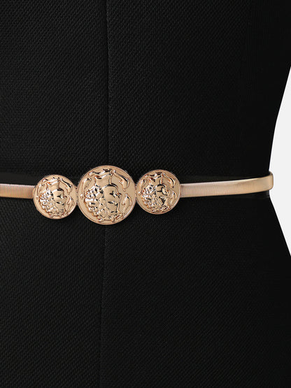 Solid Gold Waist Belt