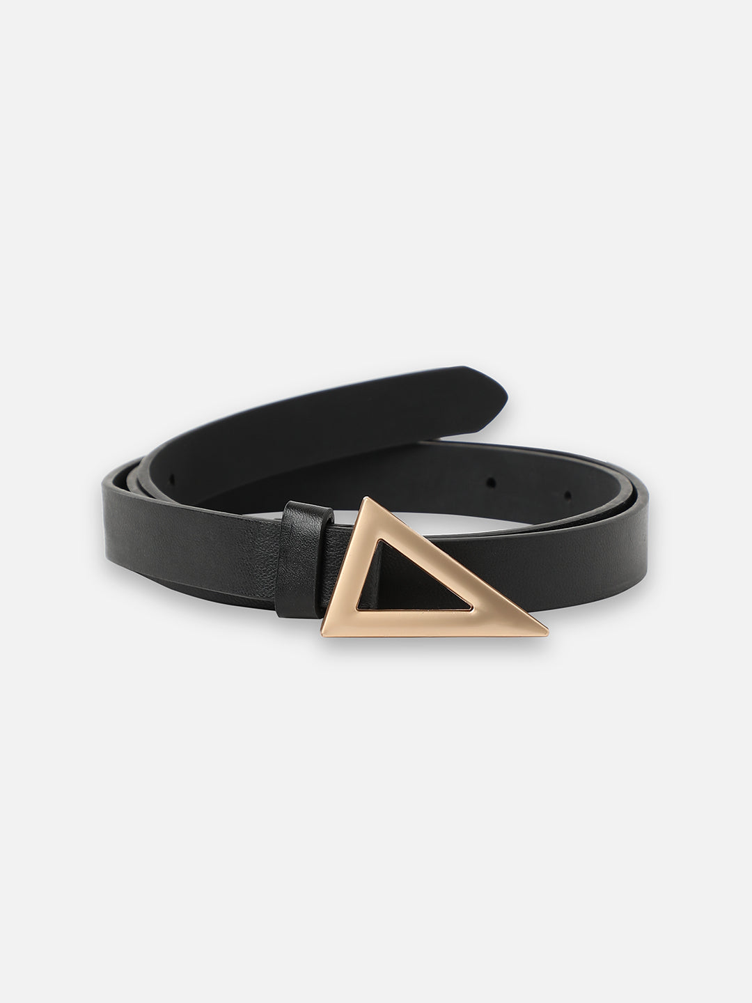 Black Solid Waist Belt